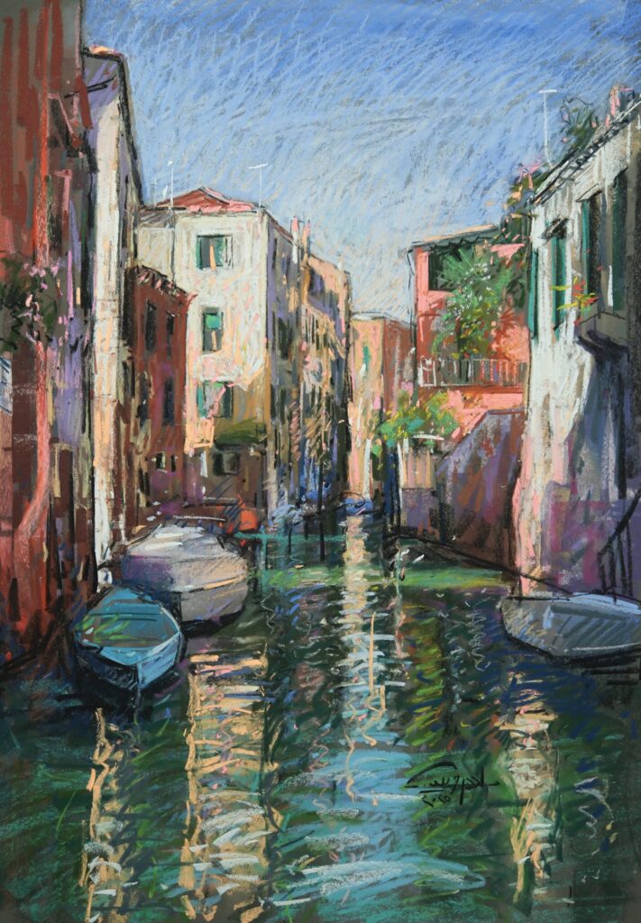 Landscape 18 – Canal Street with Boats