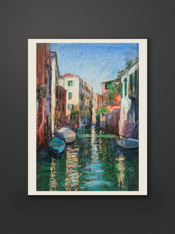 Landscape 18 – Canal Street with Boats