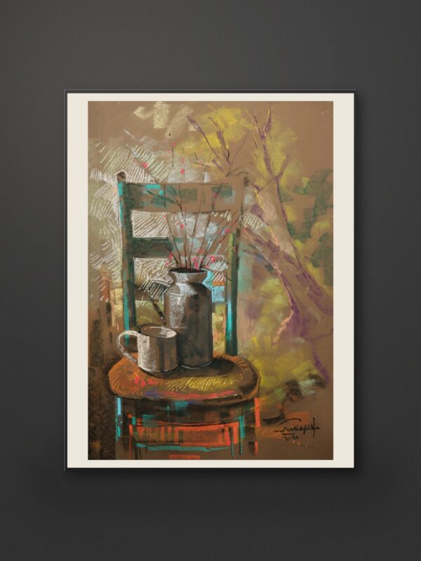 Still Life 10 – Vase and Cup on Chair